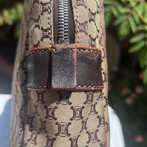 CELINE Macadam Pattern canvas computer ,travel or school bag.😍UNISEX. RARE - Picture 14 of 16